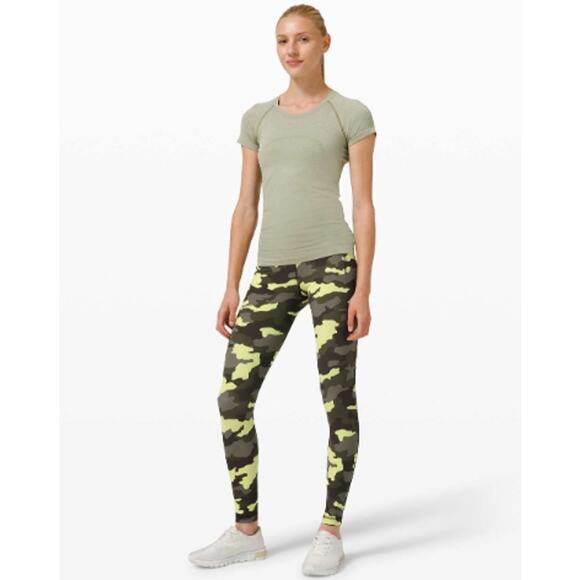 Lululemon Swift Speed High-Rise Tight 28" Heritage 365 Camo Crispin Green Multi - Picture 4 of 15